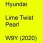 Preview: Hyundai, Lime Twist Pearl, W9Y (2020).